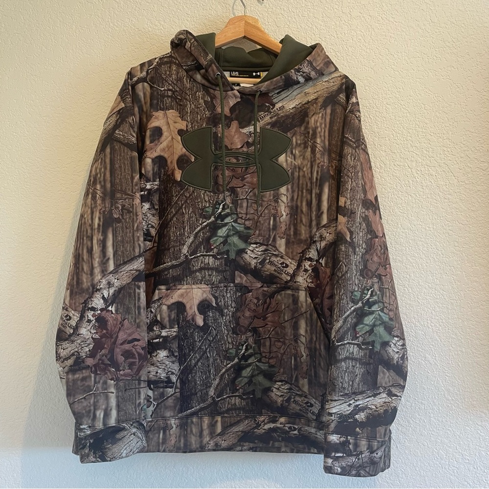 Under Armour Storm Camo Hoodie Mossy Oak Obsession Large